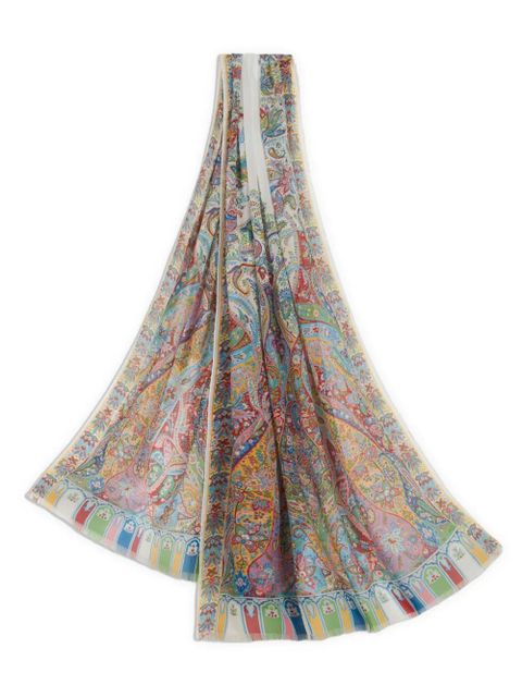 ETRO printed scarf - Green
