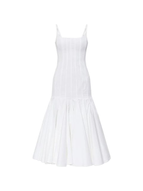 Jacquemus pleated midi dress - White - zdjęcie produktu nr 2