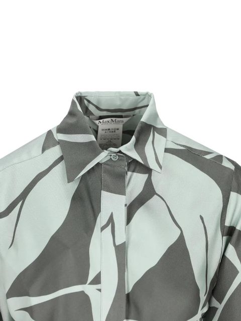 Max Mara floral-print dress - Green