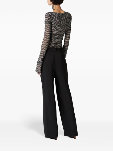 Missoni Dart-detailing trousers - Black