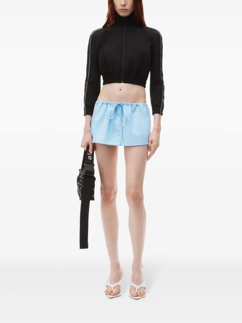 Alexander Wang crystal-embellished skort - Blue - zdjęcie produktu nr 2