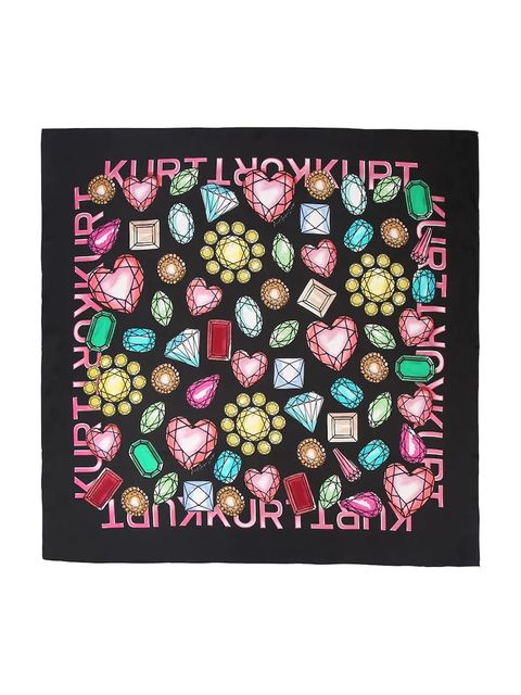 Kurt Geiger London chusta jedwabna - zdjęcie produktu nr 2