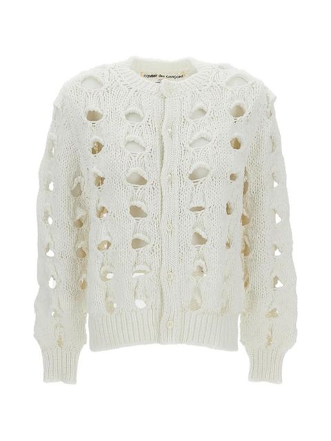 Comme Des Garçons buttoned cardigan - Blue - zdjęcie produktu nr 1