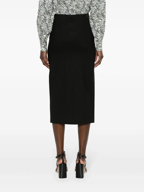 ISABEL MARANT Mills pencil midi skirt - Black