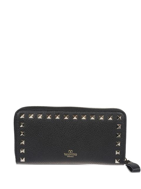 Valentino Garavani Rockstud zipped wallet - Black - zdjęcie produktu nr 1