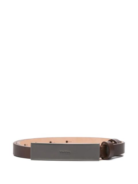 Max Mara leather belt - Brown - zdjęcie produktu nr 1