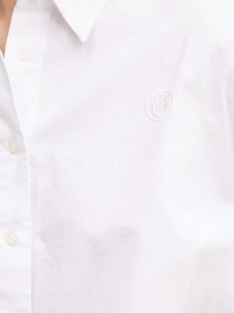 Hugo Blue koszula bawełniana damska kolor biały relaxed z kołnierzykiem klasycznym 50538921