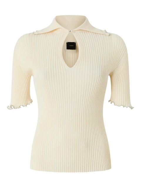PINKO ribbed top - Neutrals - zdjęcie produktu nr 1
