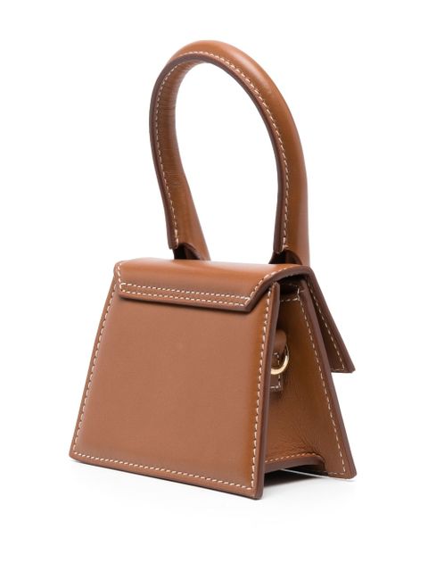 Jacquemus Le Chiquito leather mini bag - Brown