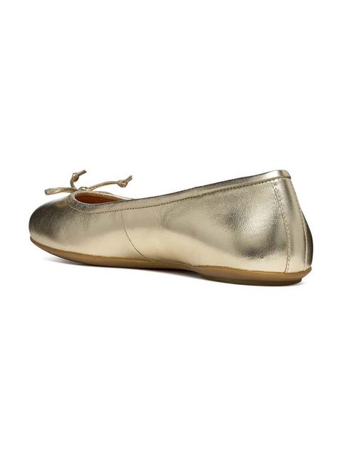 Geox baleriny skórzane D PALMARIA kolor złoty D25MUB 000Y2 C2012