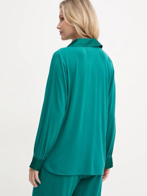 United Colors of Benetton bluzka piżamowa damska kolor zielony 3ZEW3M007