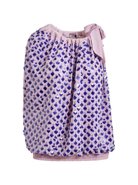 Essentiel Antwerp Jocelyn tie-detail blouse - Pink - zdjęcie produktu nr 1