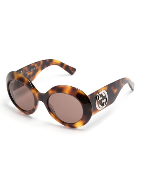 Gucci Eyewear round-frame sunglasses - Brown - zdjęcie produktu nr 2