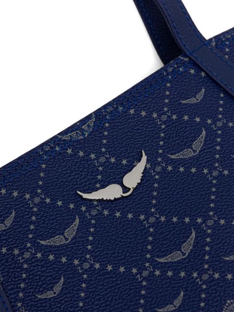 Zadig&Voltaire metallic-detail tote bag - Blue