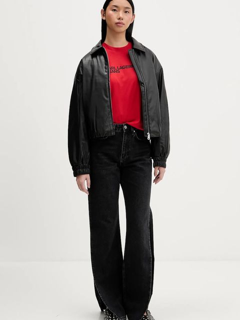 Karl Lagerfeld Jeans t-shirt bawełniany - zdjęcie produktu nr 1