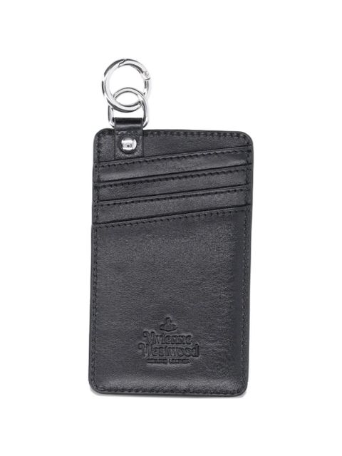 Vivienne Westwood logo-plaque card holder - Black - zdjęcie produktu nr 2
