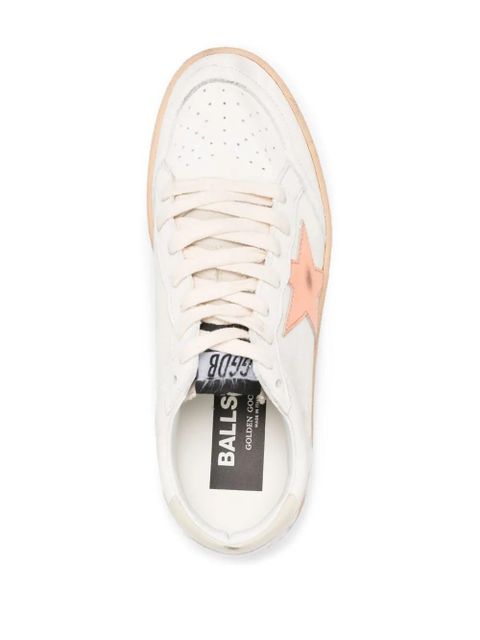 Golden Goose Ball Star leather sneakers - White
