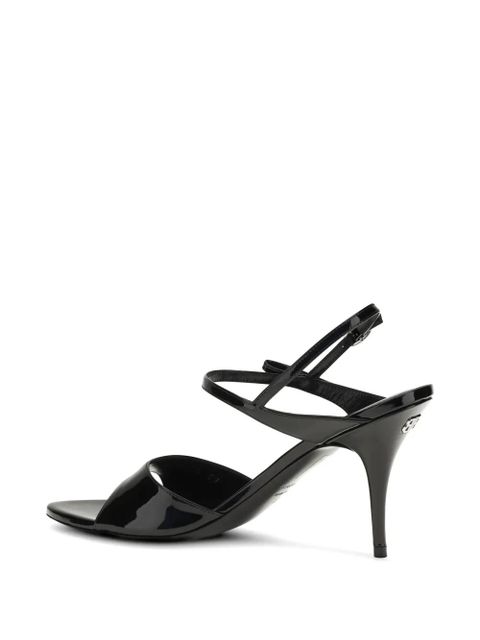 Balenciaga 90mm Avenue leather sandals - Black