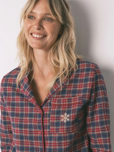 women'secret piżama bawełniana damska kolor granatowy bawełniana 3592476 - zdjęcie produktu nr 2