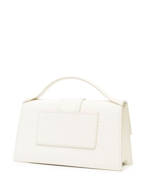 Jacquemus Le Grand Bambino leather mini bag - White