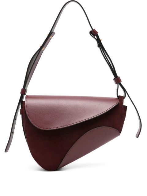 NEOUS leather shoulder bag - Red - zdjęcie produktu nr 1
