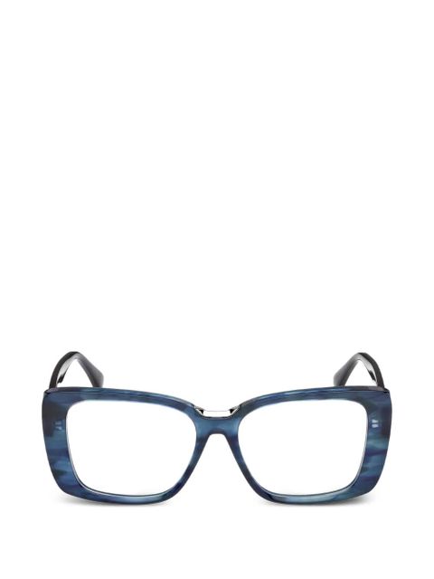 Max Mara Eyewear square-frame glasses - Blue - zdjęcie produktu nr 1
