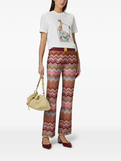 Missoni print short-sleeve T-shirt - White - zdjęcie produktu nr 2