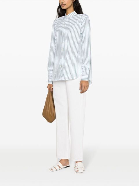 TOTEME Signature cotton shirt - White