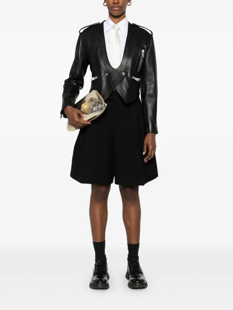 Jil Sander double cotton shorts - Black - zdjęcie produktu nr 2