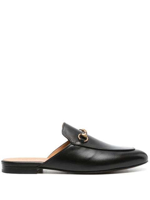 Gucci Princetown Horsebit-detail leather mules - Black - zdjęcie produktu nr 1