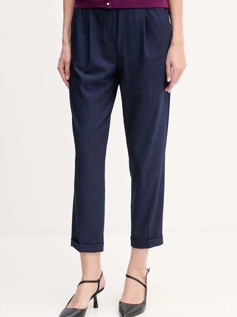 United Colors of Benetton spodnie damskie kolor granatowy 4962DF079 - zdjęcie produktu nr 1