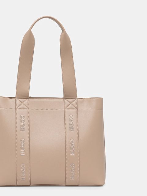 HUGO torebka kolor beżowy 50547491