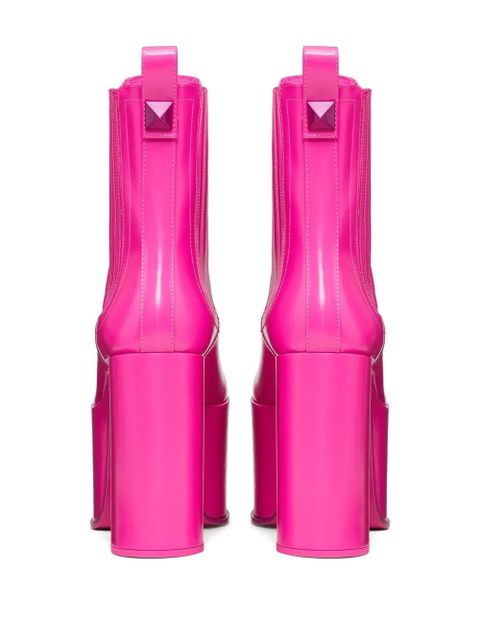 Valentino Garavani Club platform Chelsea boots - Pink