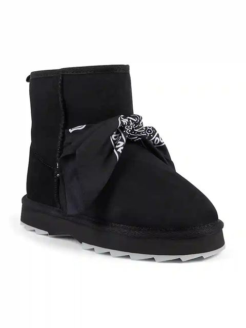 Emu Australia śniegowce zamszowe Sharky Mini Bandana kolor czarny W13199 - zdjęcie produktu nr 2