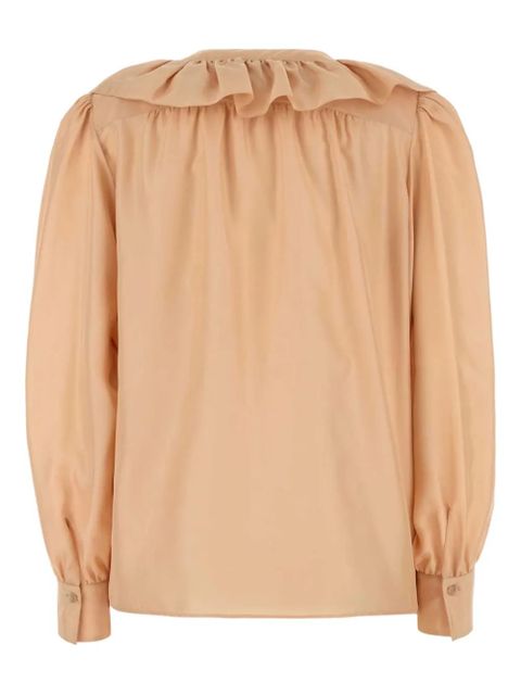 Chloé satin shirt - Neutrals - zdjęcie produktu nr 2