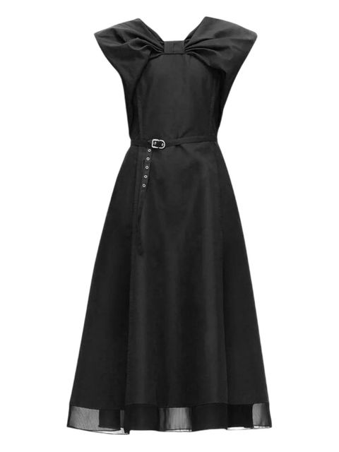 3.1 Phillip Lim bow-detail belted dress - Black - zdjęcie produktu nr 1
