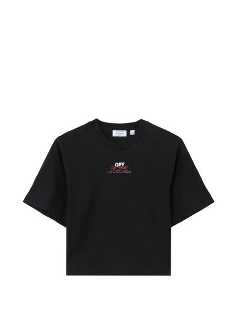 Off-White x AC Milan logo-print T-shirt - Black - zdjęcie produktu nr 1
