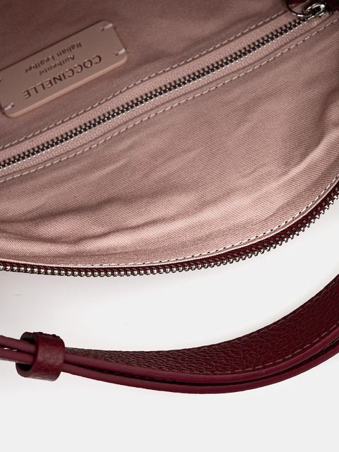 Coccinelle torebka skórzana ELINOR kolor bordowy E1.TL5.12.02.01 - zdjęcie produktu nr 2