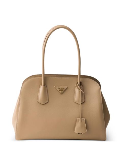 Prada medium leather tote bag - Neutrals - zdjęcie produktu nr 1