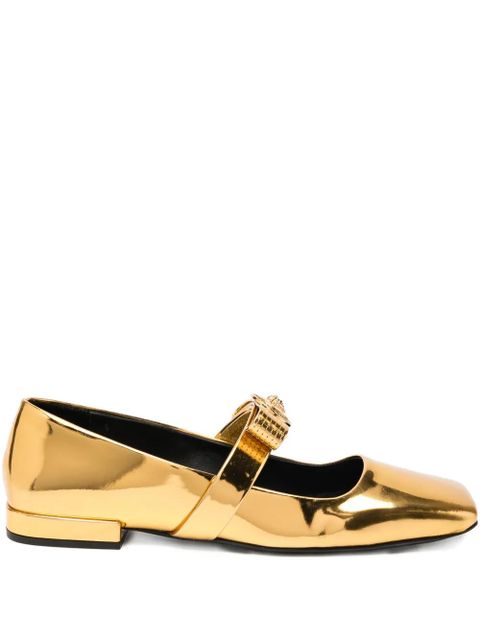 Versace leather flats - Gold - zdjęcie produktu nr 1