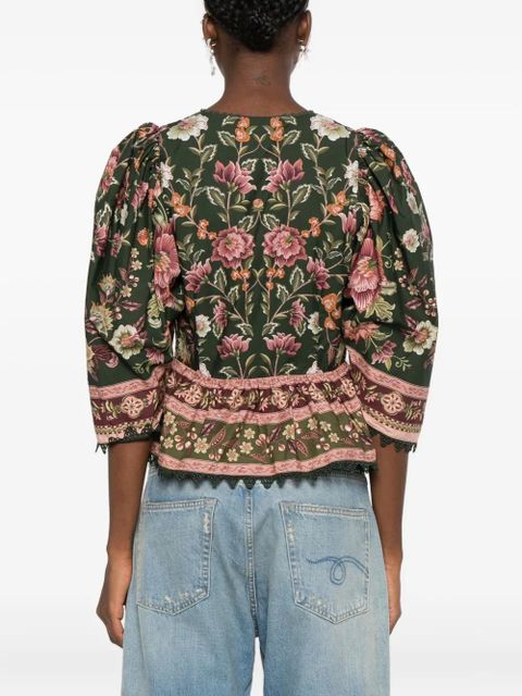 FARM Rio Flowering Garden Three top - Green