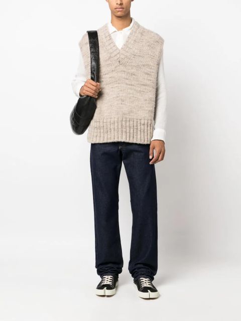 Maison Margiela mid-rise straight-leg jeans - Blue - zdjęcie produktu nr 2