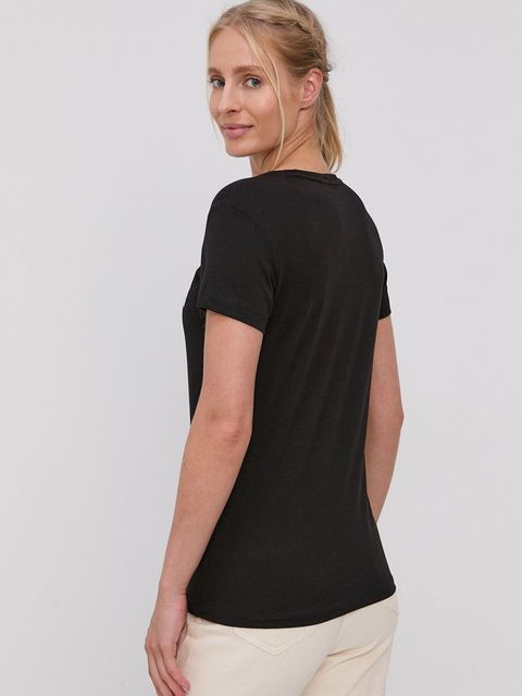 Puma T-shirt bawełniany 586774 kolor czarny