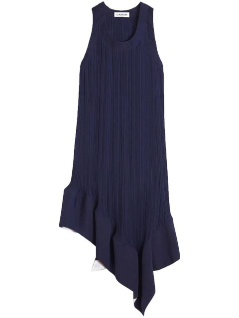 Lanvin pleated midi dress - Blue - zdjęcie produktu nr 1