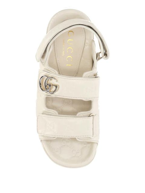 Gucci GG embossed strap sandals - Neutrals - zdjęcie produktu nr 2