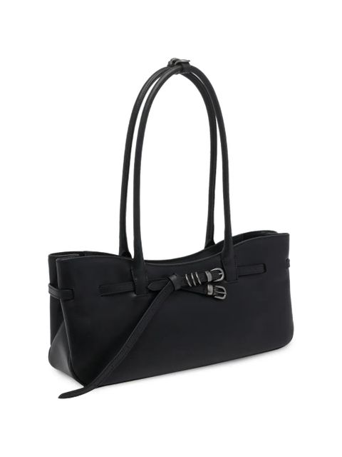 Marge Sherwood buckle leather shoulder bag - Black
