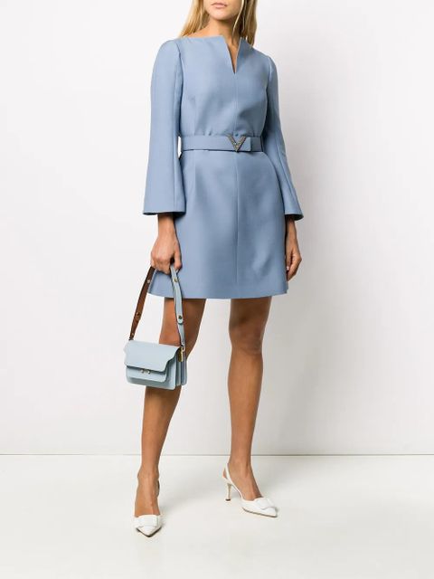 Valentino Garavani V belted dress - Blue