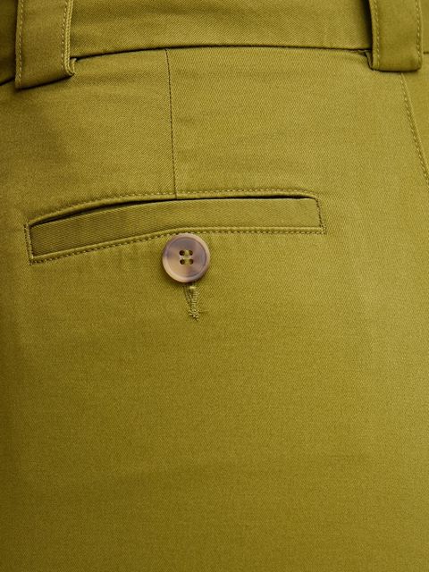 United Colors of Benetton spodnie damskie kolor zielony dopasowane high waist 4FRXDF096