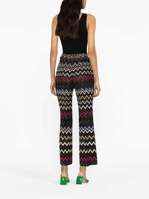 Missoni Zigzag lurex trousers - Black