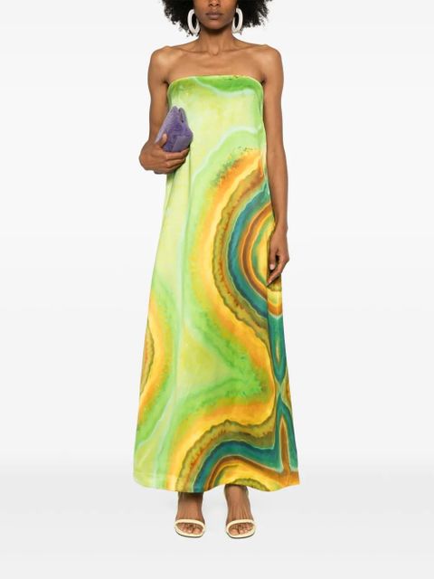 ALEMAIS Iris gown - Green